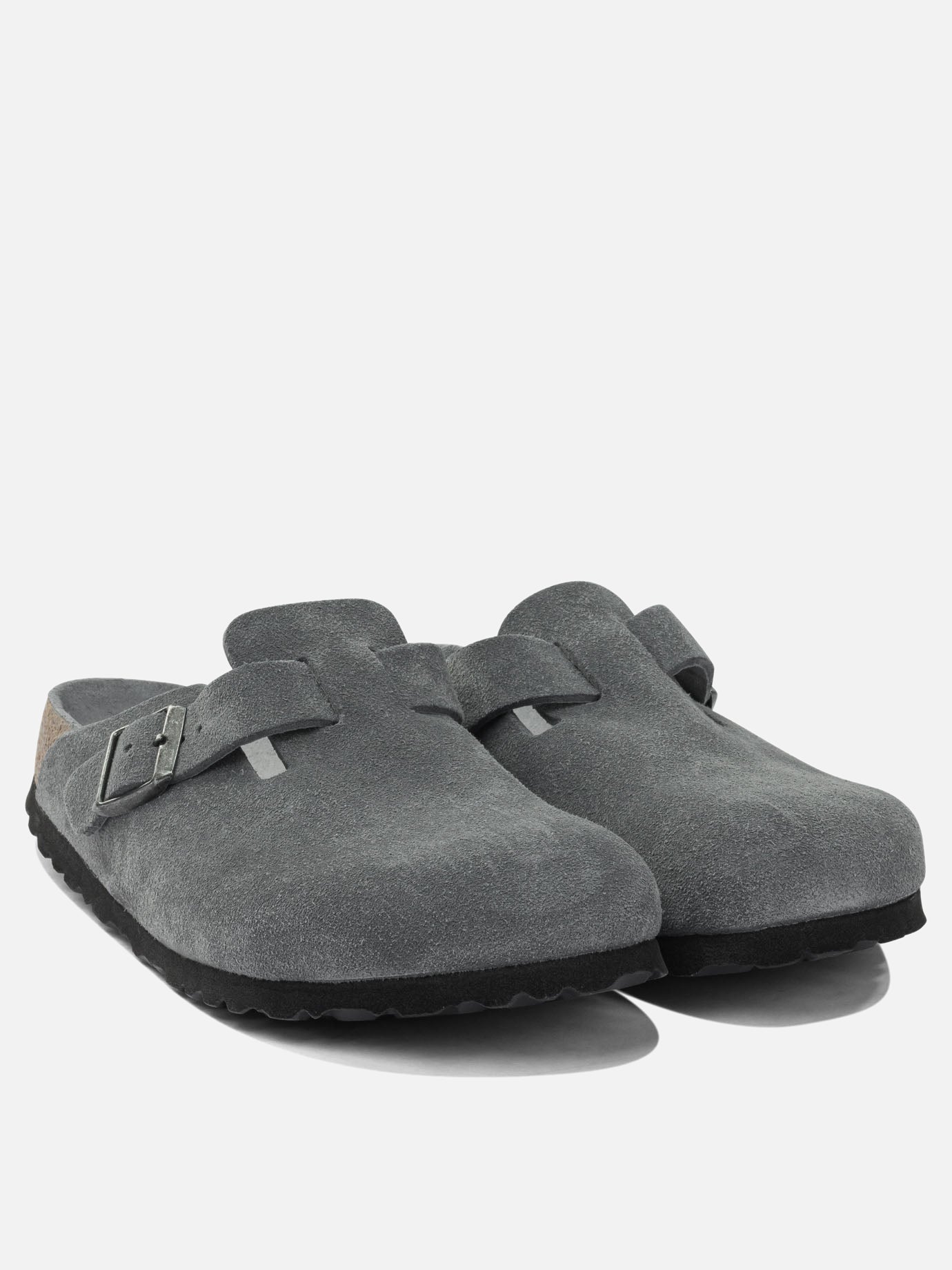 Slides 100% leather  Grigio - Birkenstock Donna | PDP | VIETTI Online Store | thumbnail_2