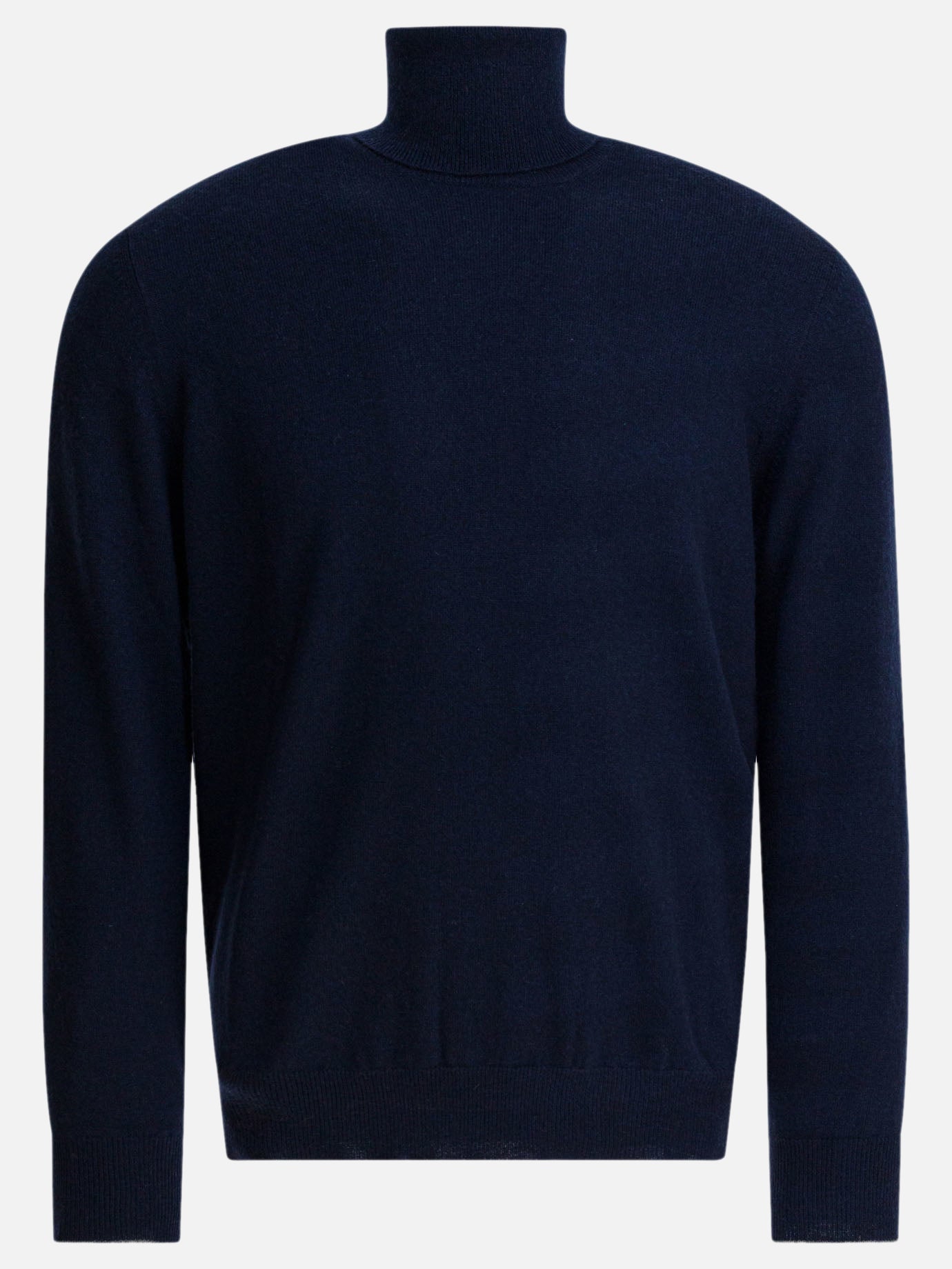 Turtleneck sweaters Solid colour  Blue - Brunello Cucinelli Men | PDP | VIETTI Online Store | Zoom-Modal
