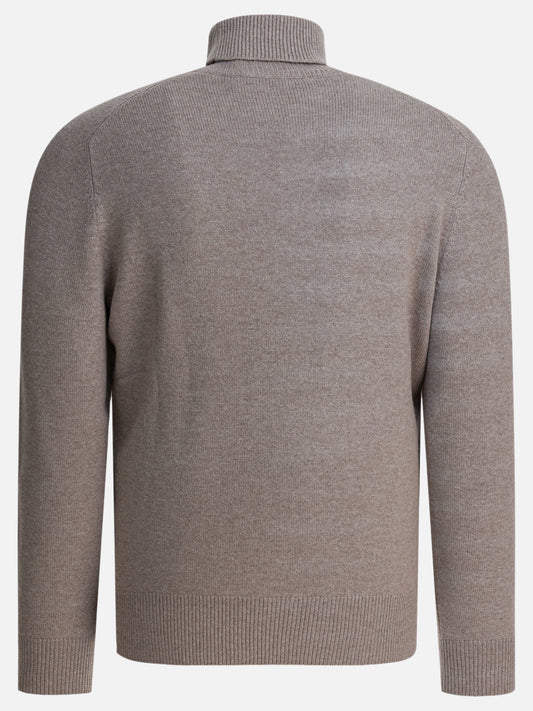 Turtleneck sweaters Solid colour  Beige - Brunello Cucinelli Men | PLP | VIETTI Online Store | 2
