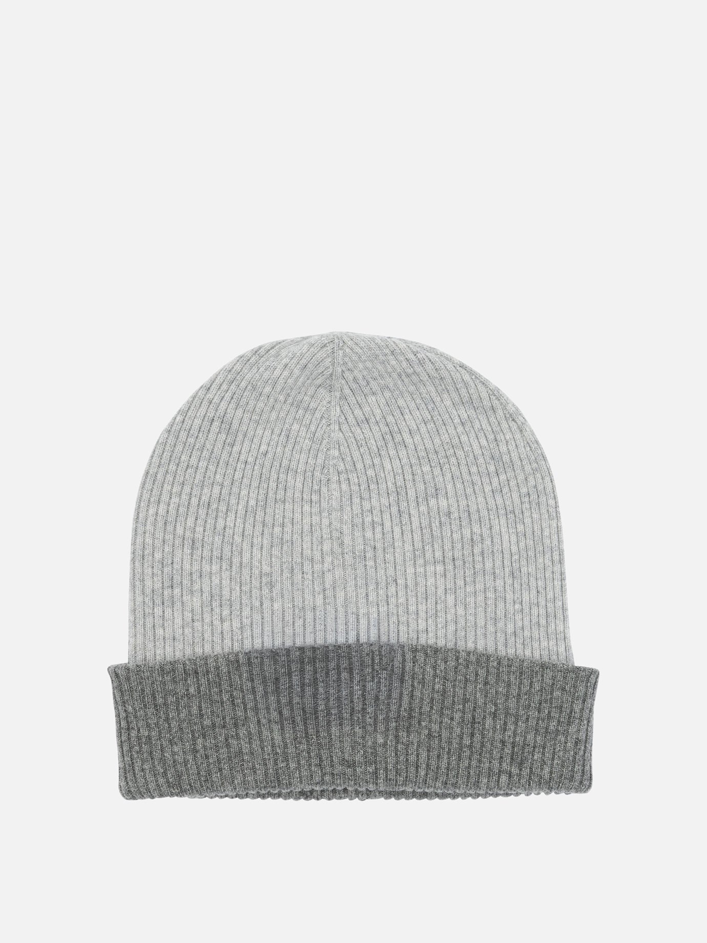 Beanies 100% cashmere  Grey - Brunello Cucinelli Men | PDP | VIETTI Online Store | thumbnail_2