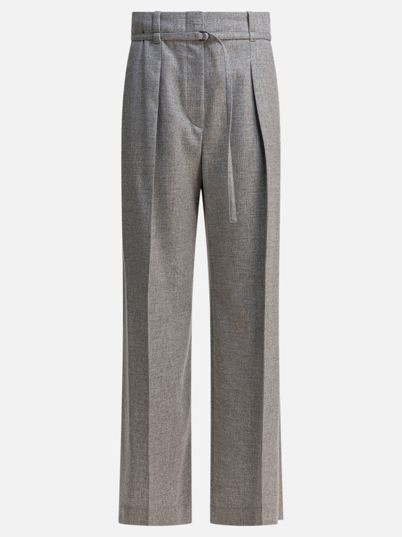 Leisure trousers Solid colour  Grey - Brunello Cucinelli Women | PDP | VIETTI Online Store | thumbnail