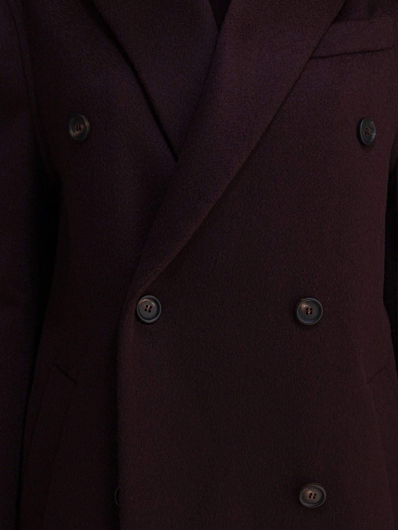 Cappotti lunghi Solid colour  Rosso - Brunello Cucinelli Donna | PDP | VIETTI Online Store | thumbnail_3