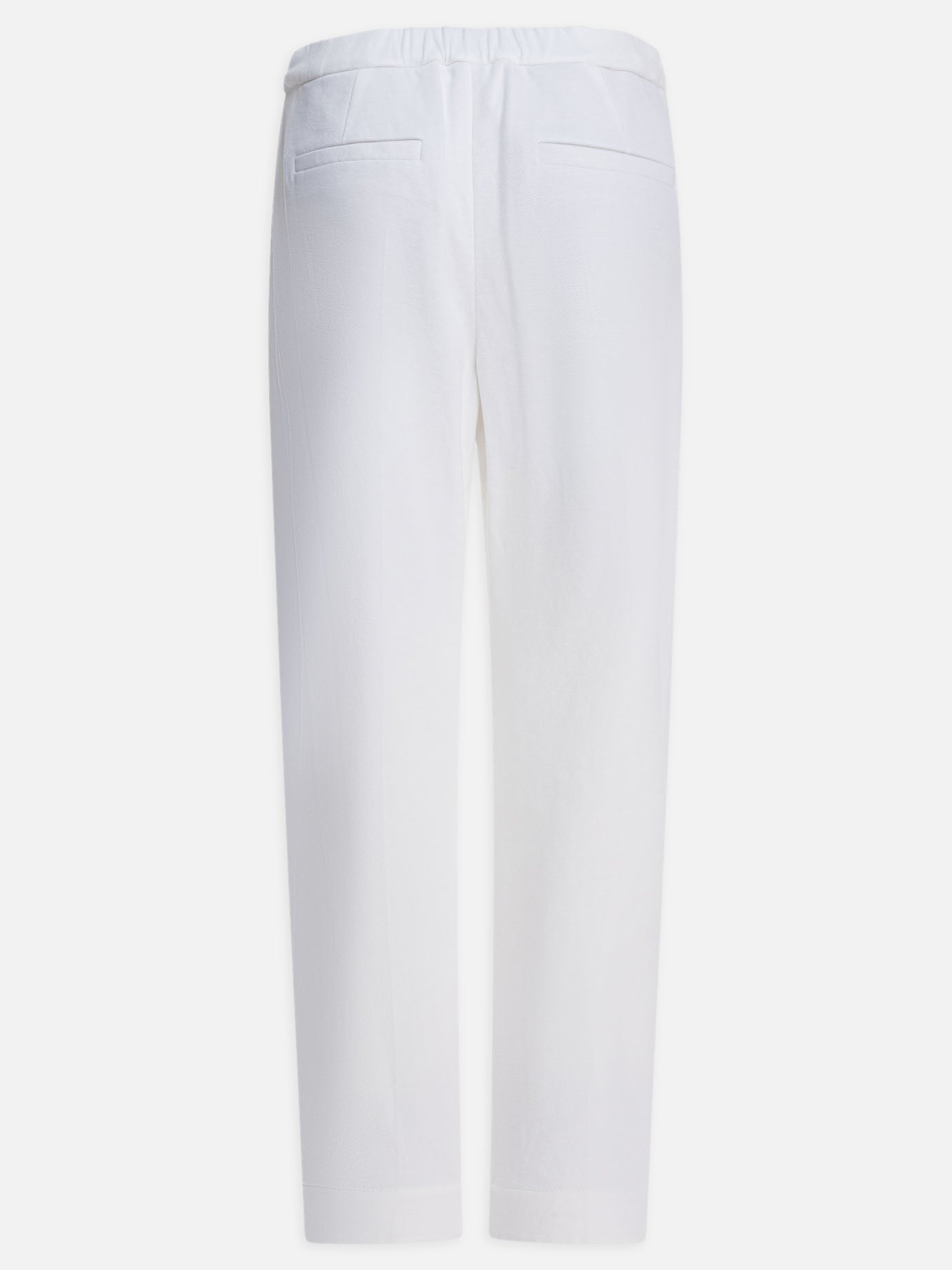 Tailored trousers Solid colour  White - Brunello Cucinelli Women | PDP | VIETTI Online Store | Zoom-Modal_2
