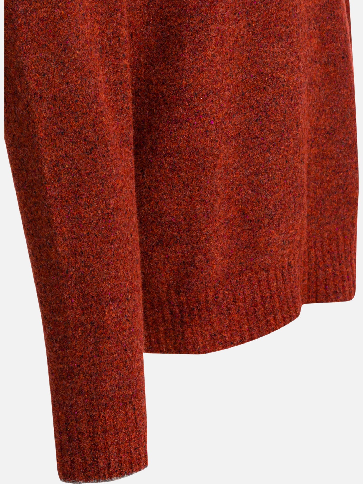 Crewneck sweaters Solid colour  Red - Brunello Cucinelli Men | PDP | VIETTI Online Store | thumbnail_4