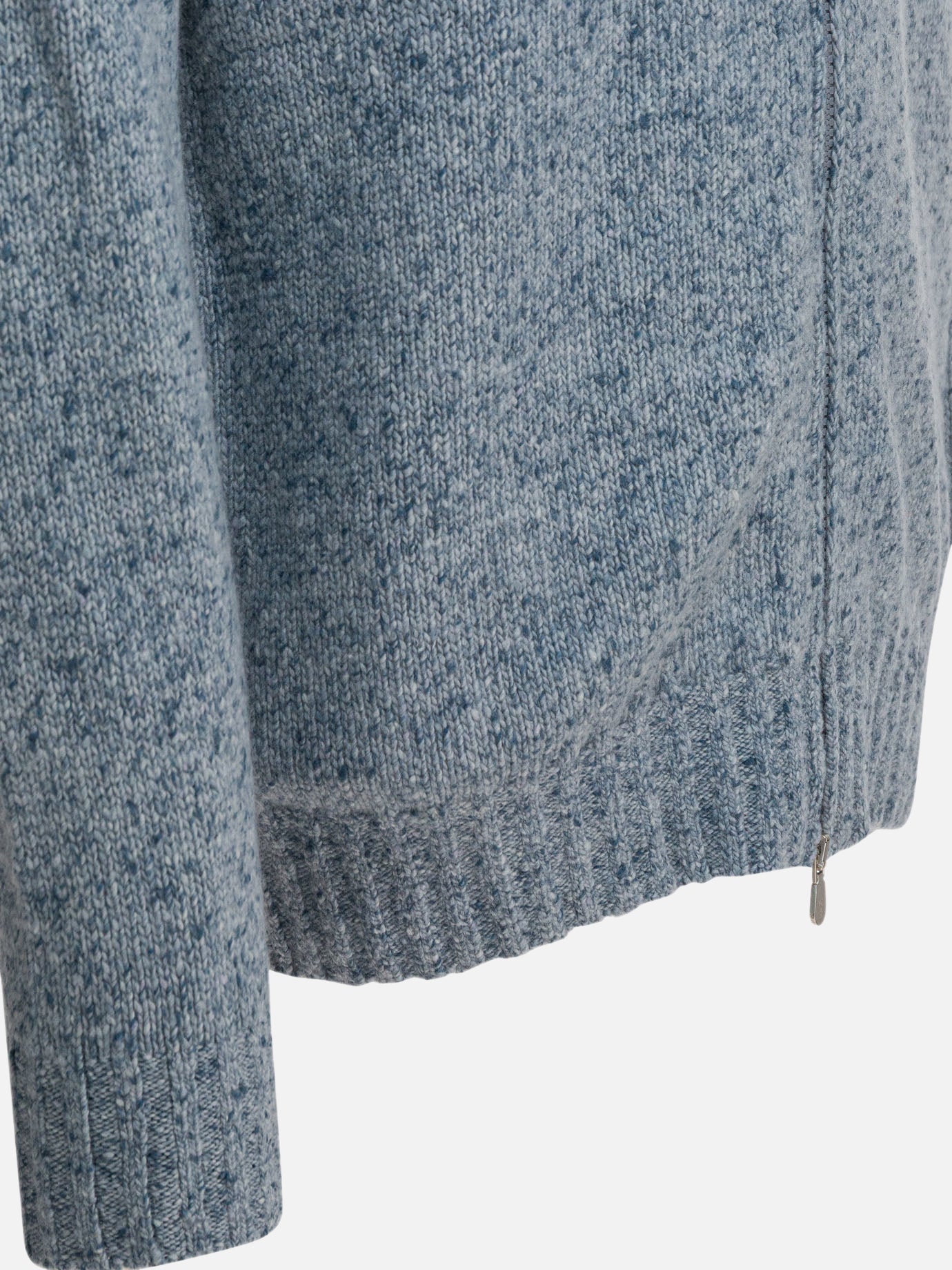 Zipped sweaters Solid colour  Grey - Brunello Cucinelli Men | PDP | VIETTI Online Store | Zoom-Modal_4
