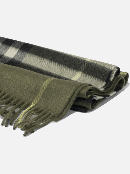 Fringed scarves 100% cashmere  Green - Burberry Men | PLP | VIETTI Online Store | 2
