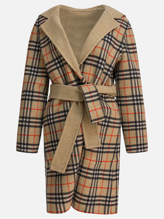Cappotti lunghi Check  Beige - Burberry Donna | VIETTI Online Store | 2
