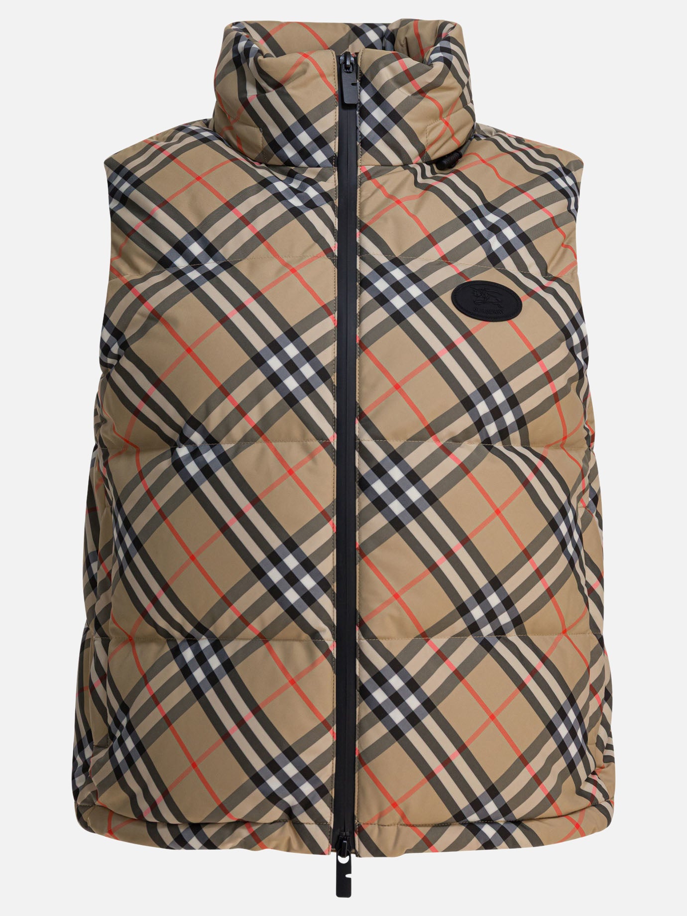 Giacche smanicate Check  Beige - Burberry Donna | PDP | VIETTI Online Store | Zoom-Modal
