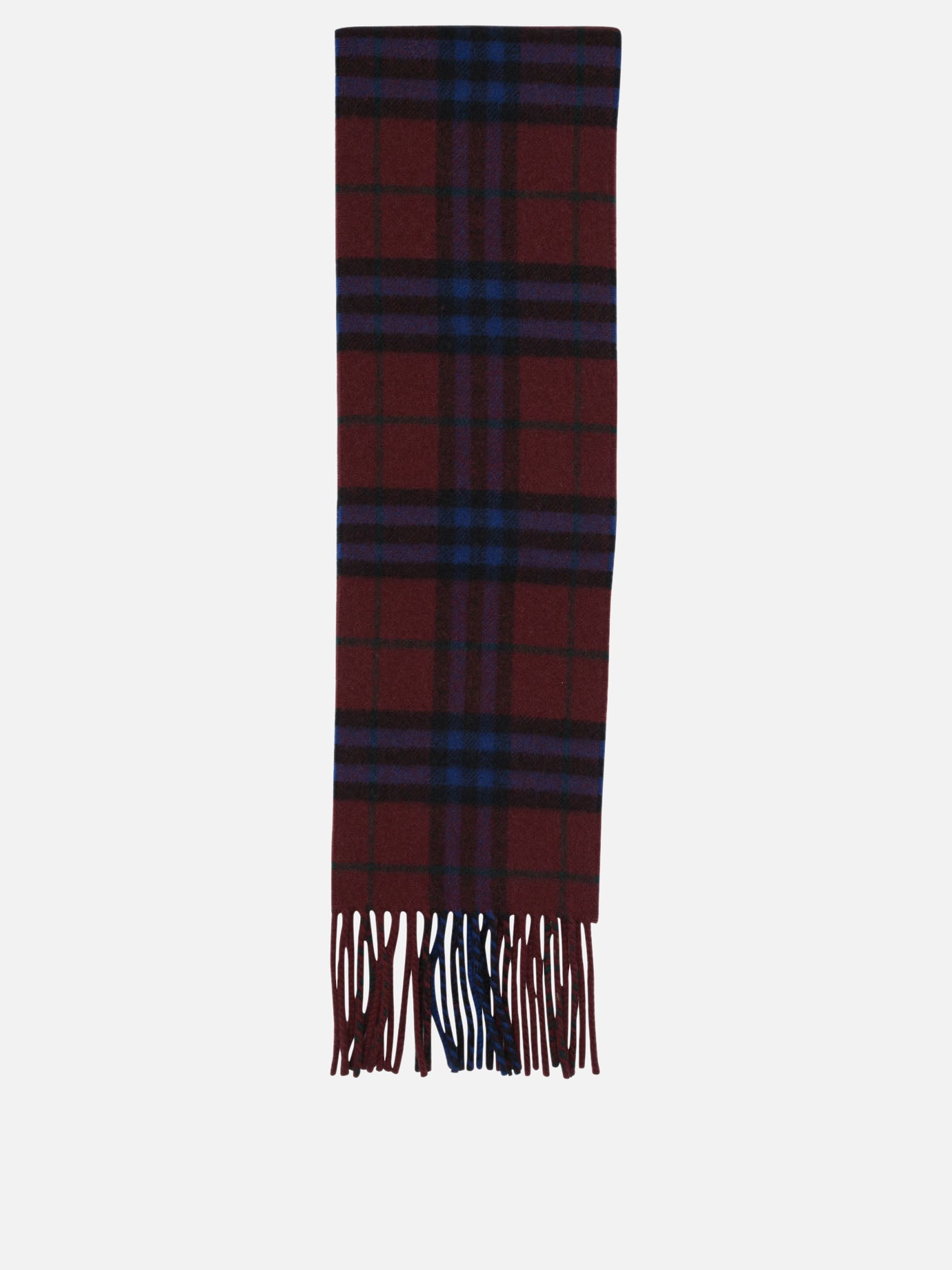 Fringed scarves 100% cashmere  Red - Burberry Women | PDP | VIETTI Online Store | thumbnail