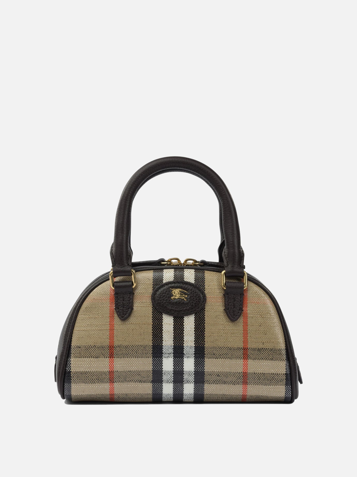 Mini bags 69% cotton 21% viscose 10% linen  Beige - Burberry Women | PDP | VIETTI Online Store | thumbnail