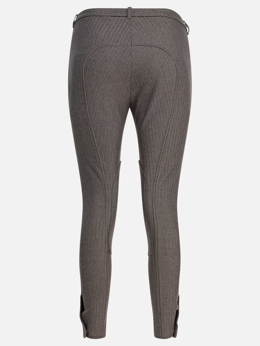 Pantaloni casual Herringbone  Marrone - Burberry Donna | VIETTI Online Store | 2
