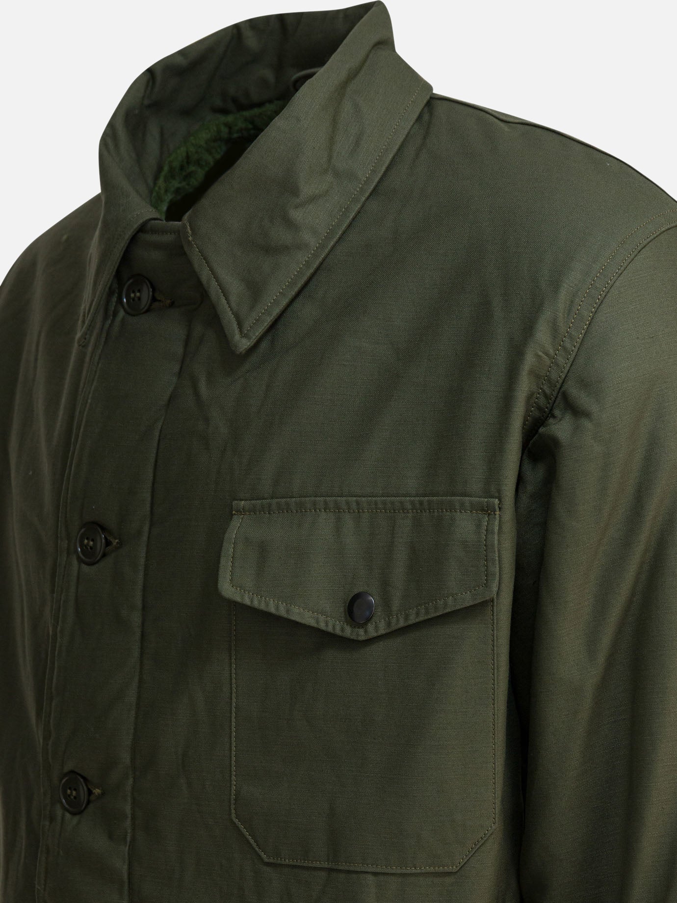 Parkas Solid colour  Green - Buzz Rickson's Men | PDP | VIETTI Online Store | thumbnail_4