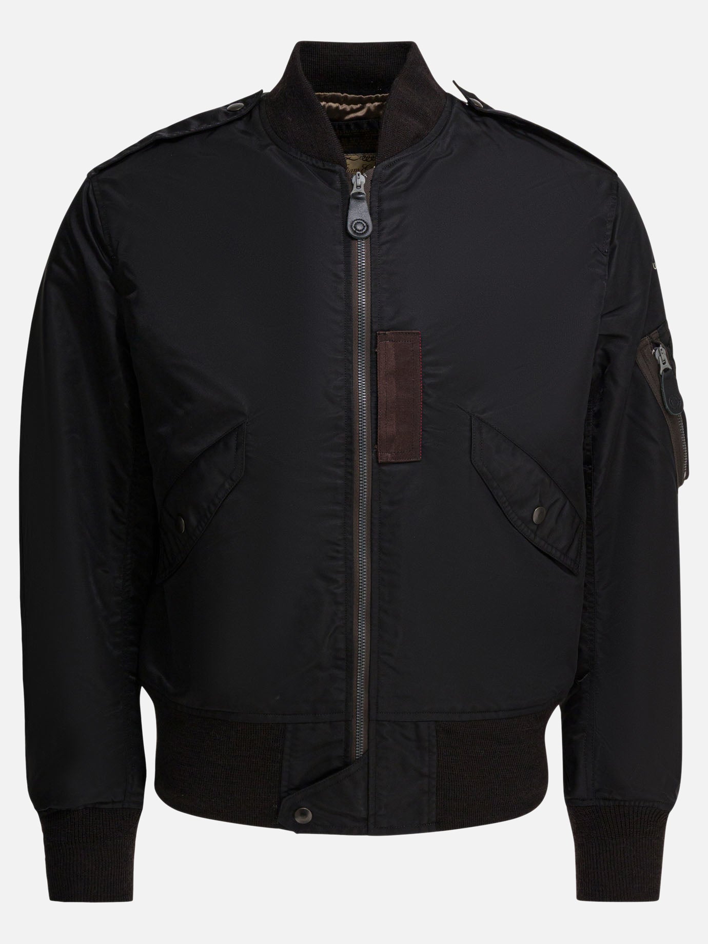 Bomber jackets Solid colour  Black - Buzz Rickson&#39;s Men | PDP | VIETTI Online Store | thumbnail