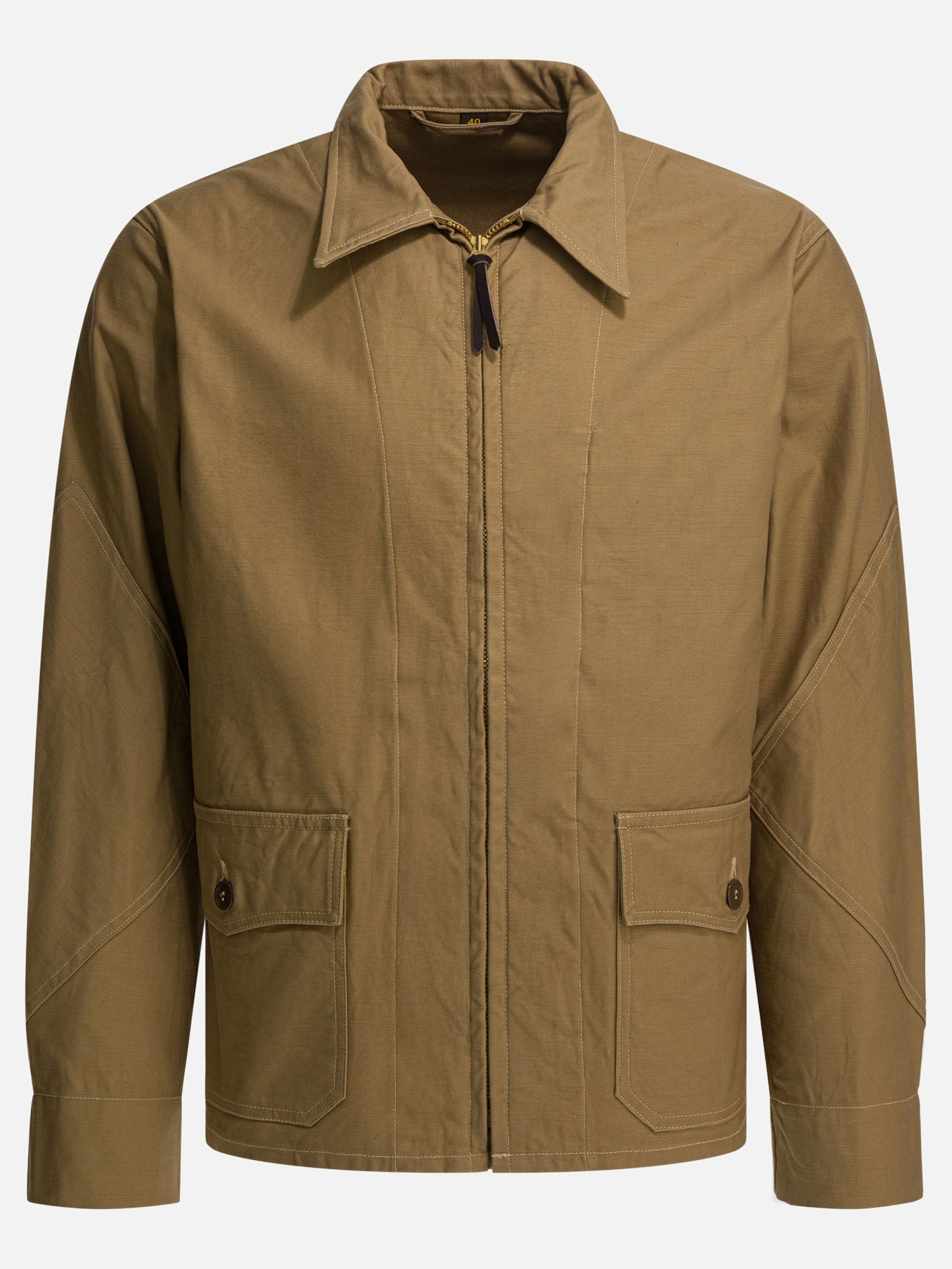 Giacche leggere & Trapuntate Solid colour  Verde - Buzz Rickson's Uomo | PDP | VIETTI Online Store | Zoom-Modal
