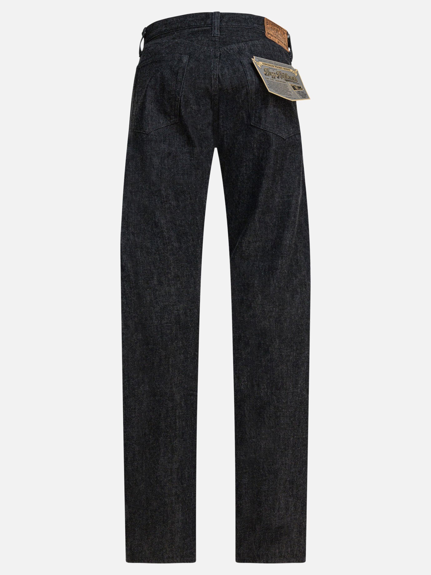 Jeans a gamba dritta Solid colour  Nero - Buzz Rickson's Uomo | PDP | VIETTI Online Store | Zoom-Modal_2
