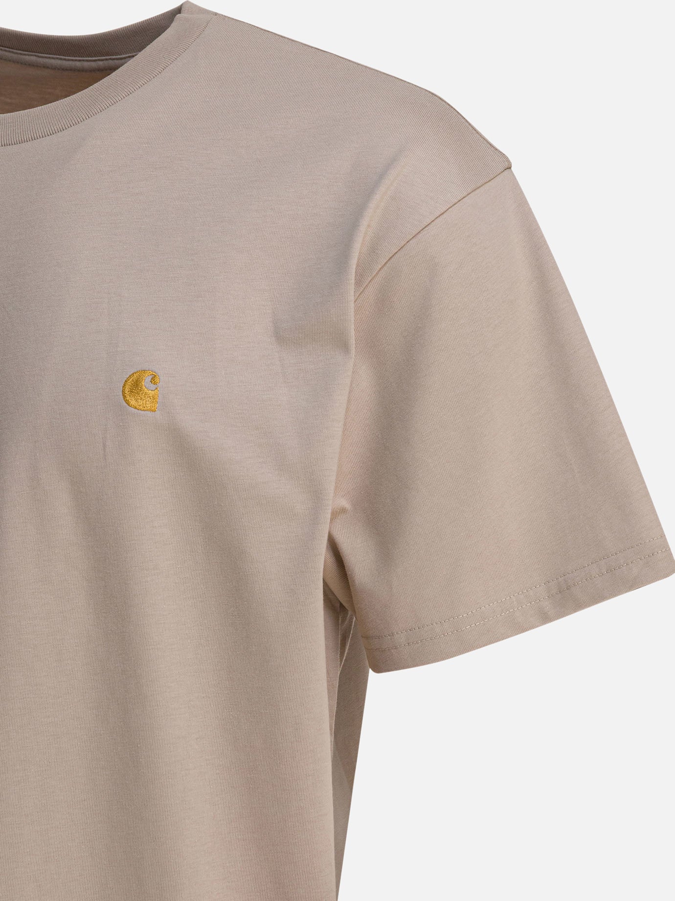Crewneck t-shirts Logo  Beige - Carhartt WIP Men | PDP | VIETTI Online Store | thumbnail_3