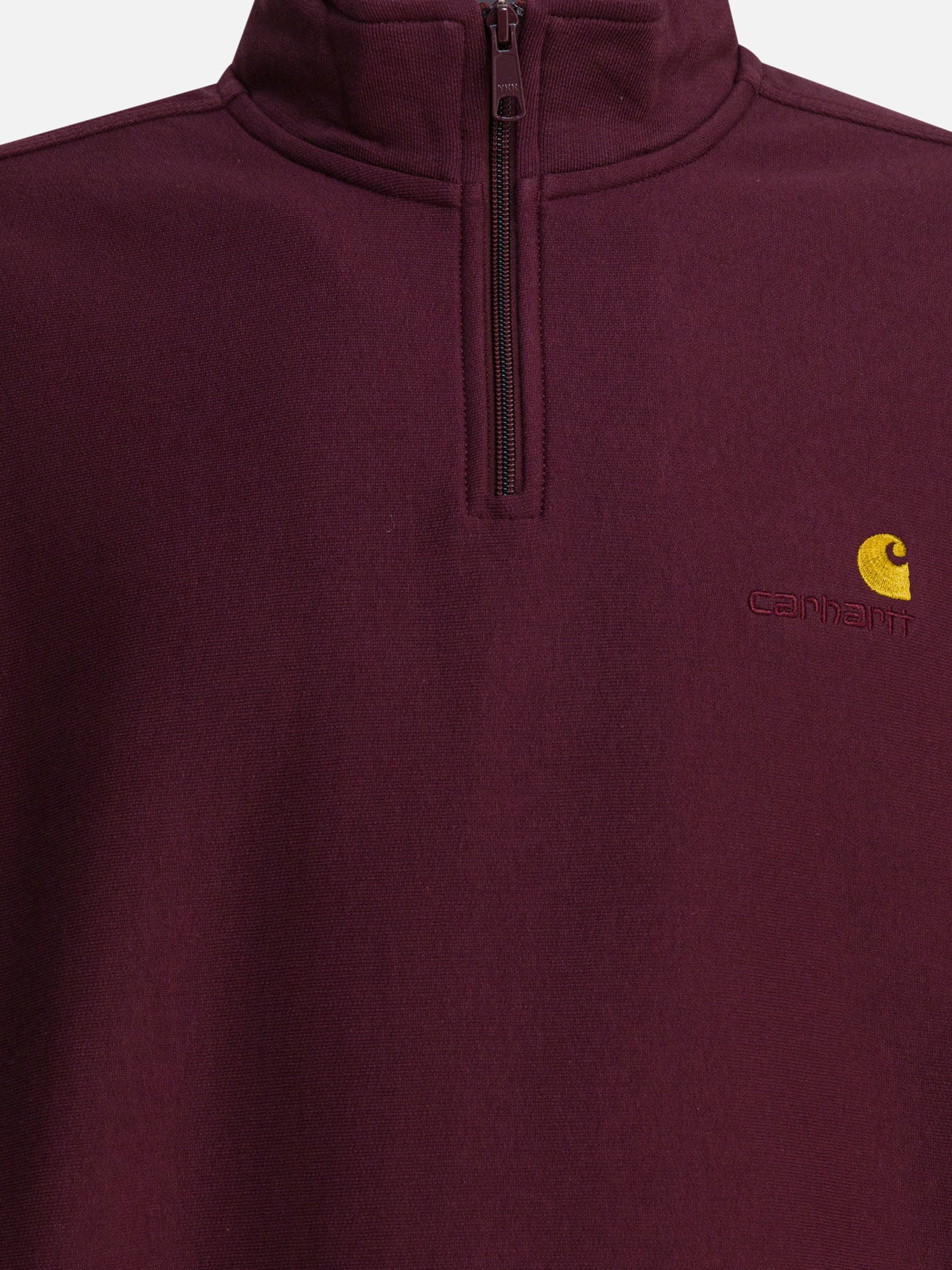 Half zip sweatshirts Logo  Bordeaux - Carhartt WIP Men | PDP | VIETTI Online Store | thumbnail_3