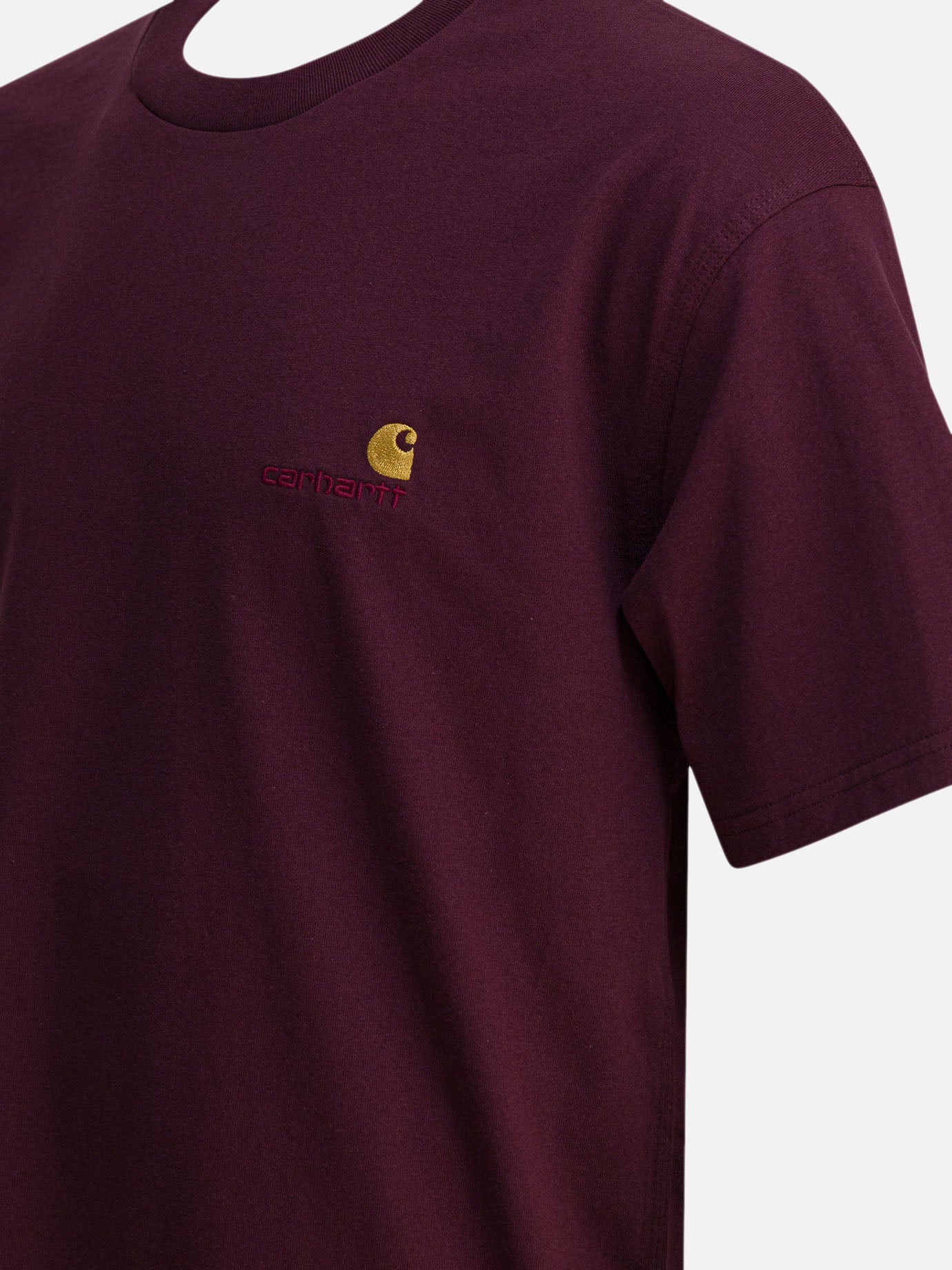 Crewneck t-shirts Logo  Bordeaux - Carhartt WIP Men | PDP | VIETTI Online Store | Zoom-Modal_4
