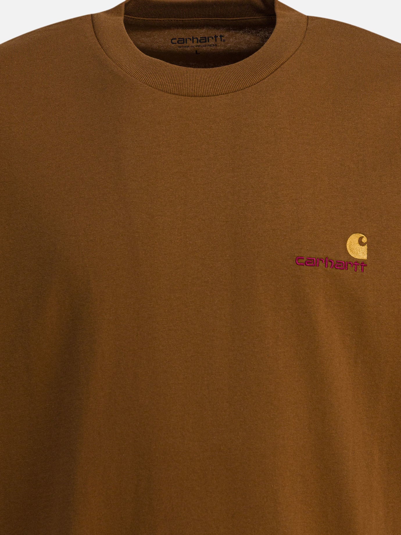 T-shirt girocollo Logo  Marrone - Carhartt WIP Uomo | PDP | VIETTI Online Store | Zoom-Modal_3
