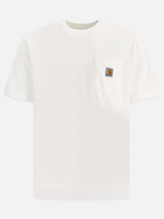 T-shirt girocollo Logo  Bianco - Carhartt WIP Uomo | VIETTI Online Store 
