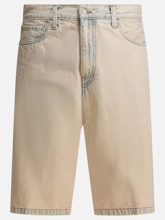 Five pockets shorts Denim  Beige - Carhartt WIP Men | PLP | VIETTI Online Store 
