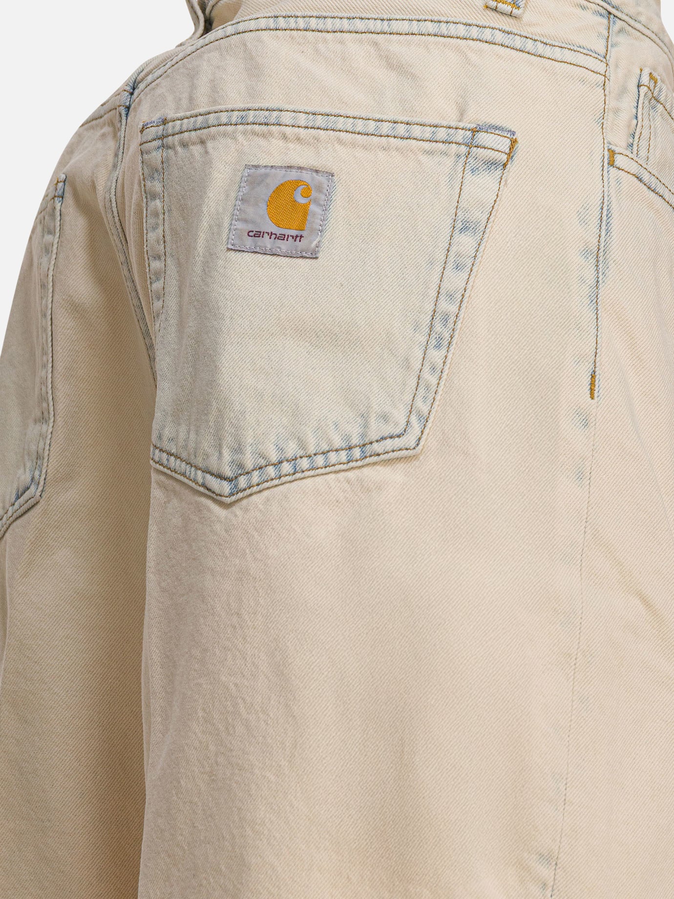 Five pockets shorts Denim  Beige - Carhartt WIP Men | PDP | VIETTI Online Store | thumbnail_4