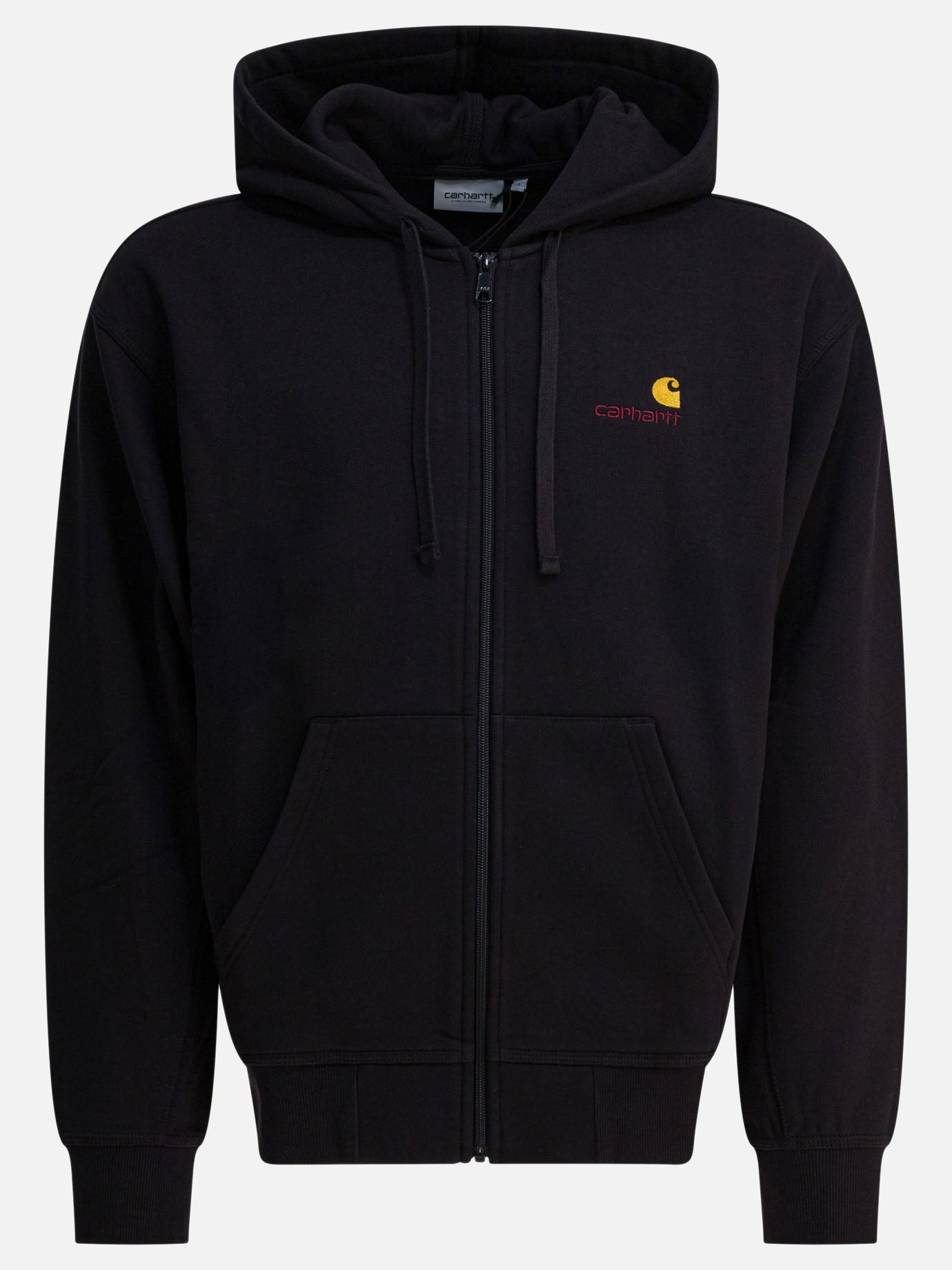 Felpe con zip Logo  Nero - Carhartt WIP Uomo | PDP | VIETTI Online Store | thumbnail
