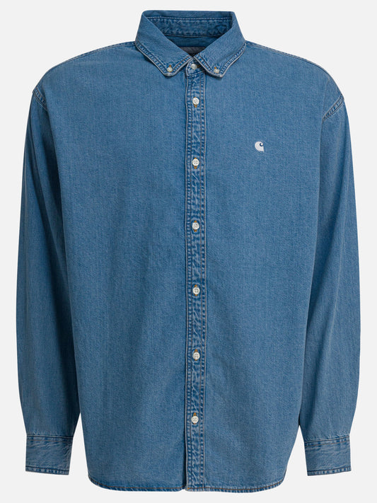 Camicie casual Logo  Blu - Carhartt WIP Uomo | VIETTI Online Store 
