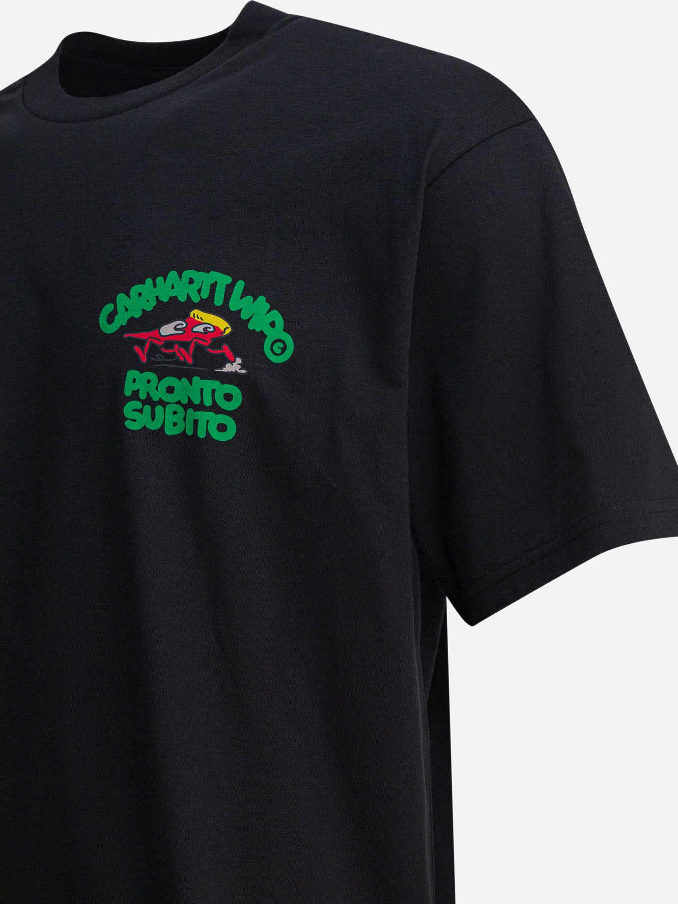 T-shirt girocollo Print  Nero - Carhartt WIP Uomo | PDP | VIETTI Online Store | thumbnail_4