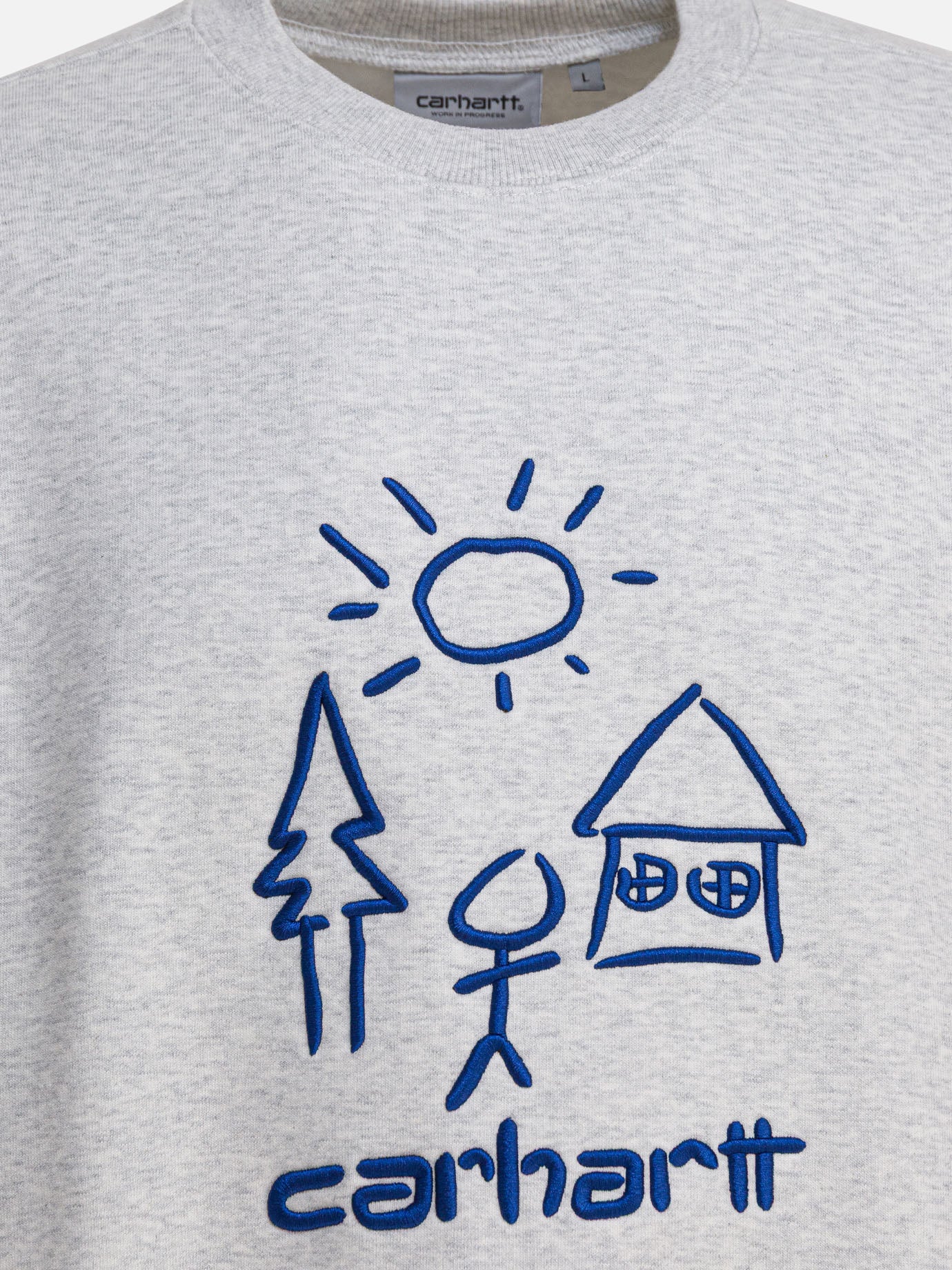 Felpe girocollo Logo  Grigio - Carhartt WIP Uomo | PDP | VIETTI Online Store | Zoom-Modal_3
