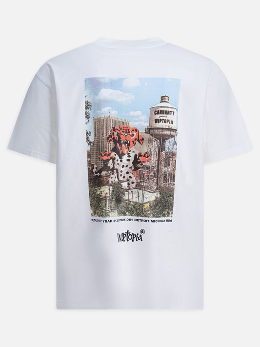 Crewneck t-shirts Logo  White - Carhartt WIP Men | PLP | VIETTI Online Store | 2
