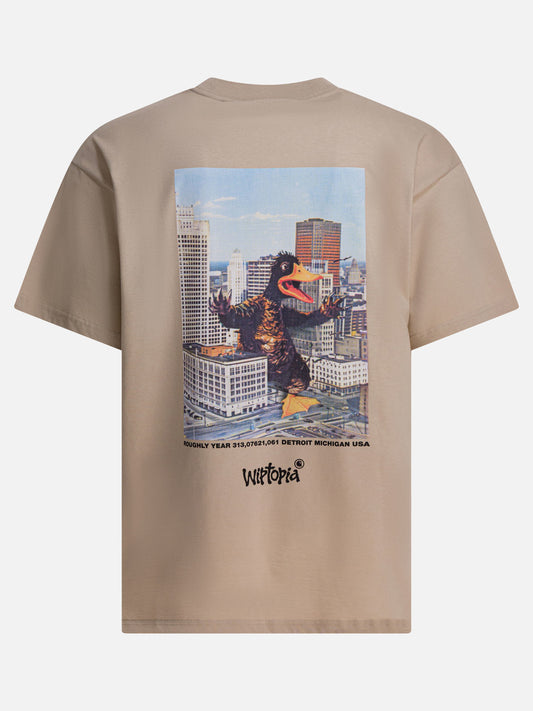 Crewneck t-shirts Logo  Beige - Carhartt WIP Men | PLP | VIETTI Online Store | 2
