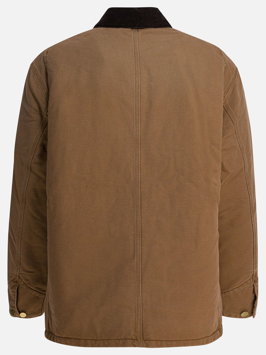 Cappotti corti Logo  Marrone - Carhartt WIP Uomo | VIETTI Online Store | 2

