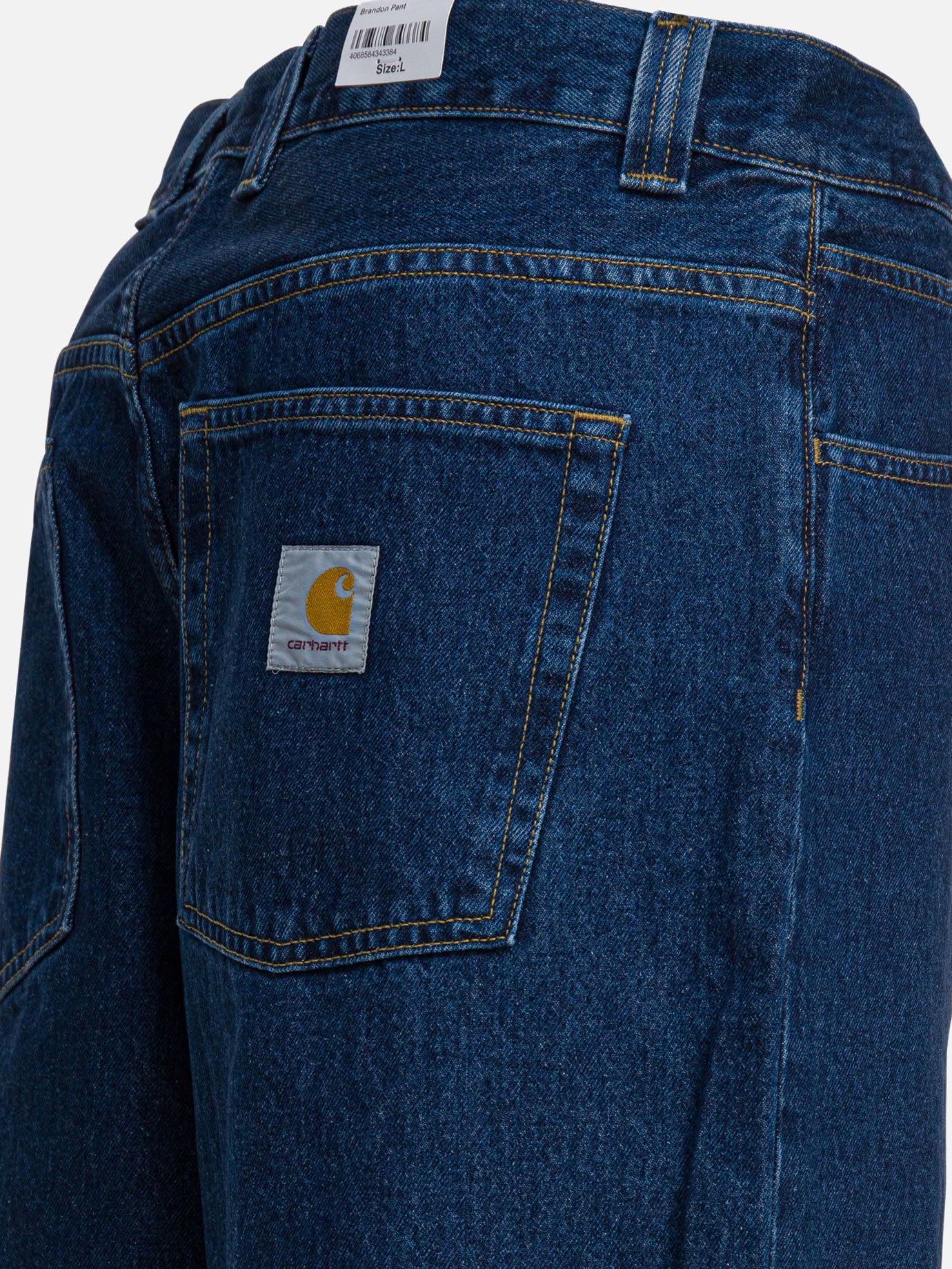 Jeans a gamba dritta Solid colour  Blu - Carhartt WIP Uomo | PDP | VIETTI Online Store | Zoom-Modal_4
