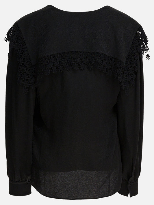 Camicie casual Solid colour  Nero - Chloé Donna | PLP | VIETTI Online Store | 2
