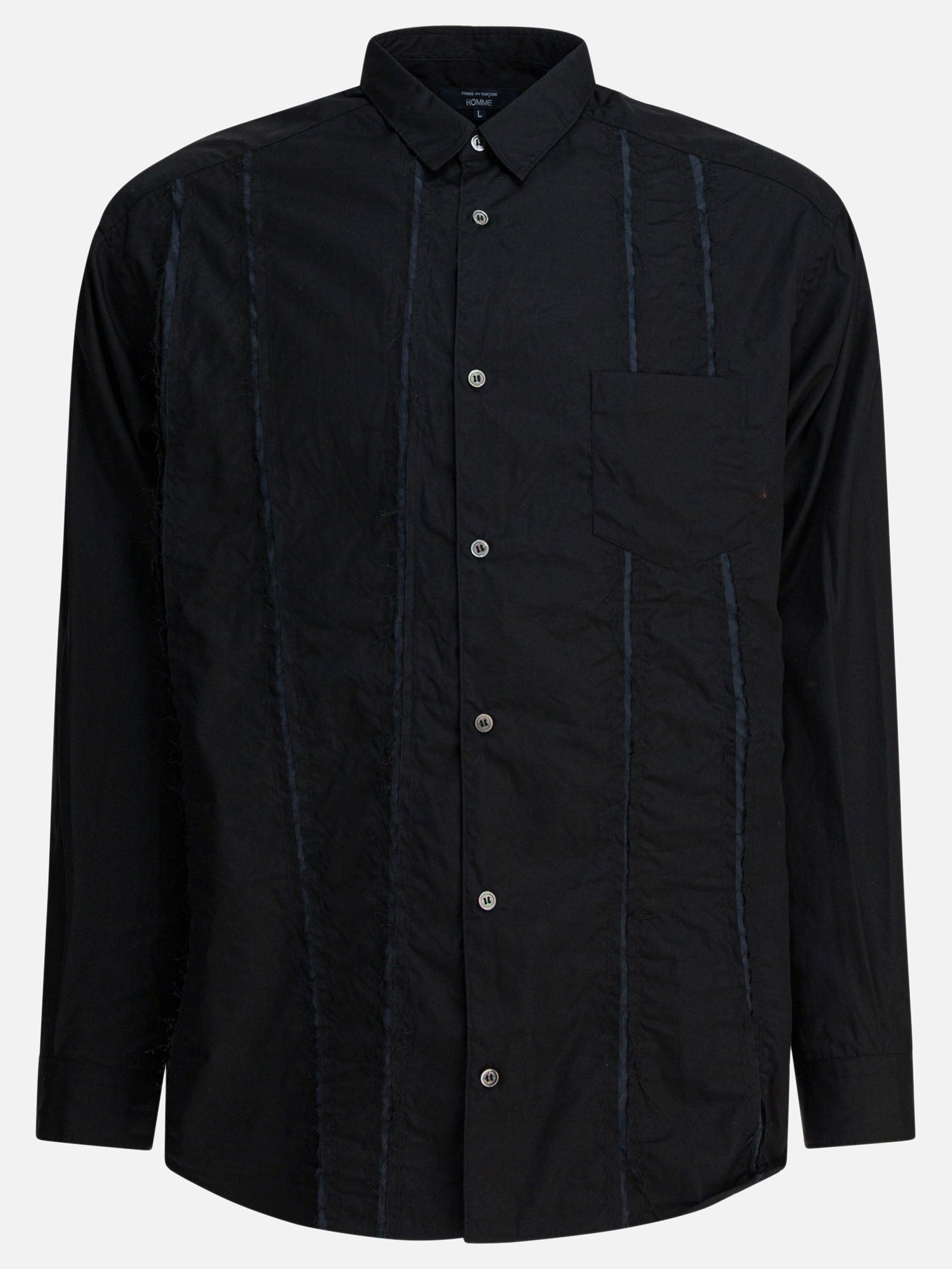 Casual shirts Embroidered  Black - Comme Des Garçons Homme Men | PDP | VIETTI Online Store | Zoom-Modal
