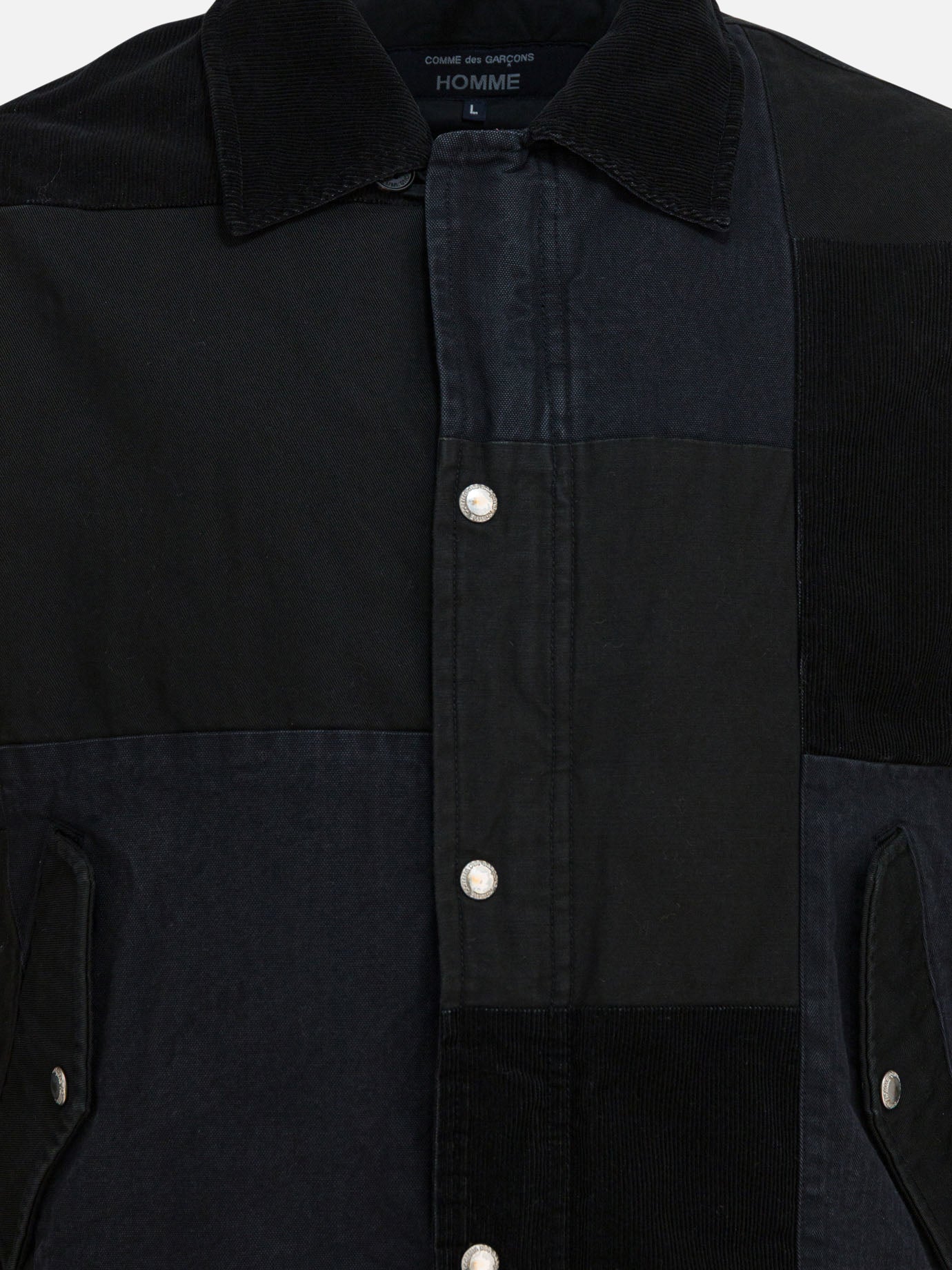 Giacche leggere & Trapuntate Solid colour  Nero - Comme Des Garçons Homme Uomo | PDP | VIETTI Online Store | Zoom-Modal_3
