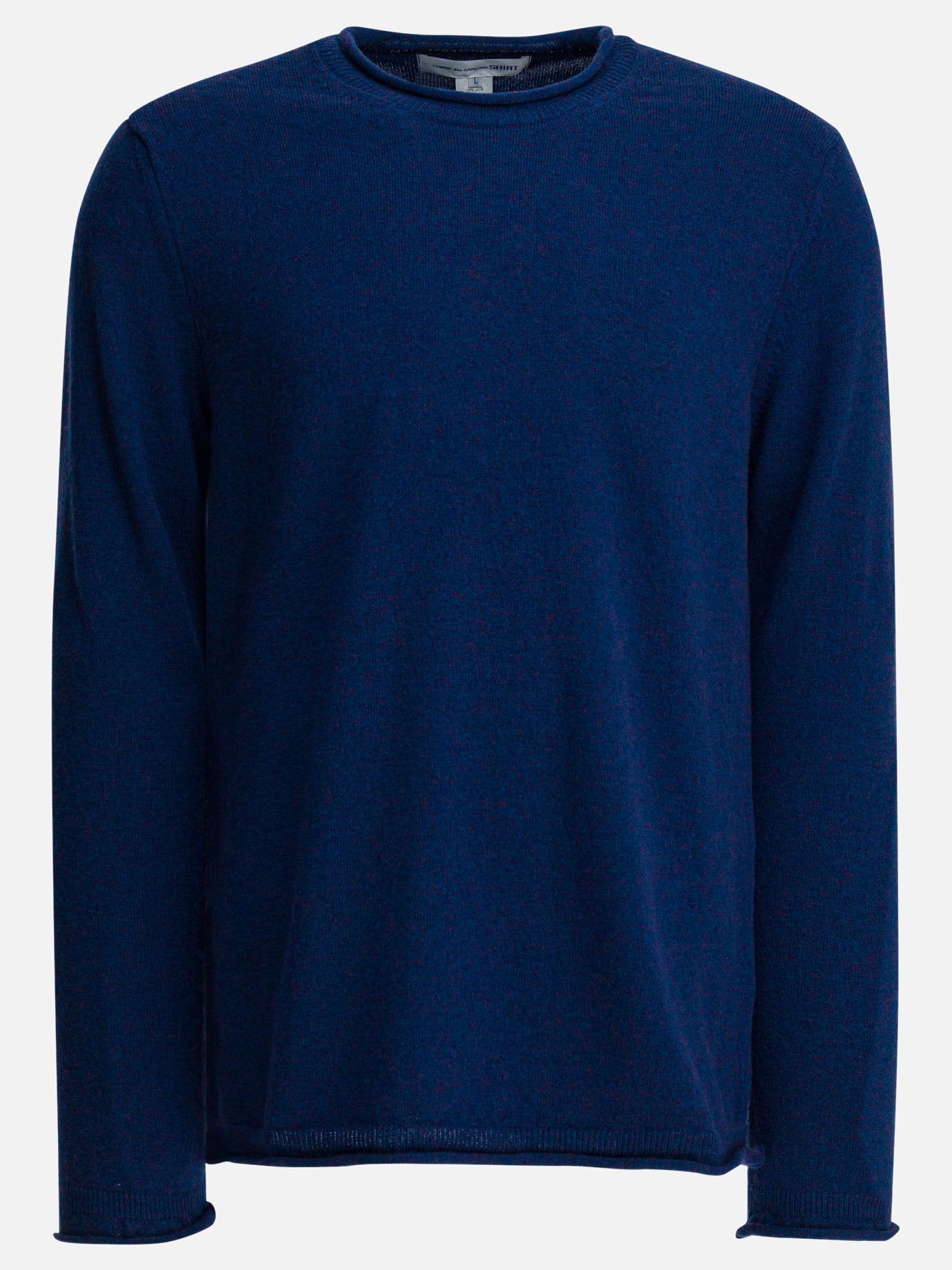 Crewneck sweaters Solid colour  Blue - Comme Des Garçons Shirt Men | PDP | VIETTI Online Store | thumbnail
