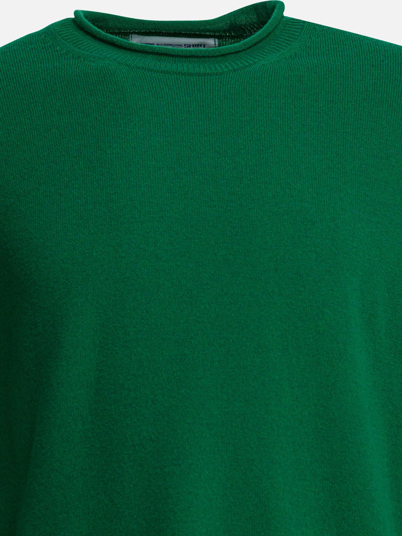 Crewneck sweaters Solid colour  Green - Comme Des Garçons Shirt Men | PDP | VIETTI Online Store | Zoom-Modal_3
