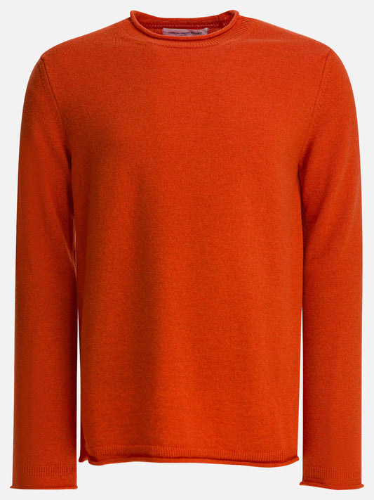 Crewneck sweaters Solid colour  Orange - Comme Des Garçons Shirt Men | PLP | VIETTI Online Store 

