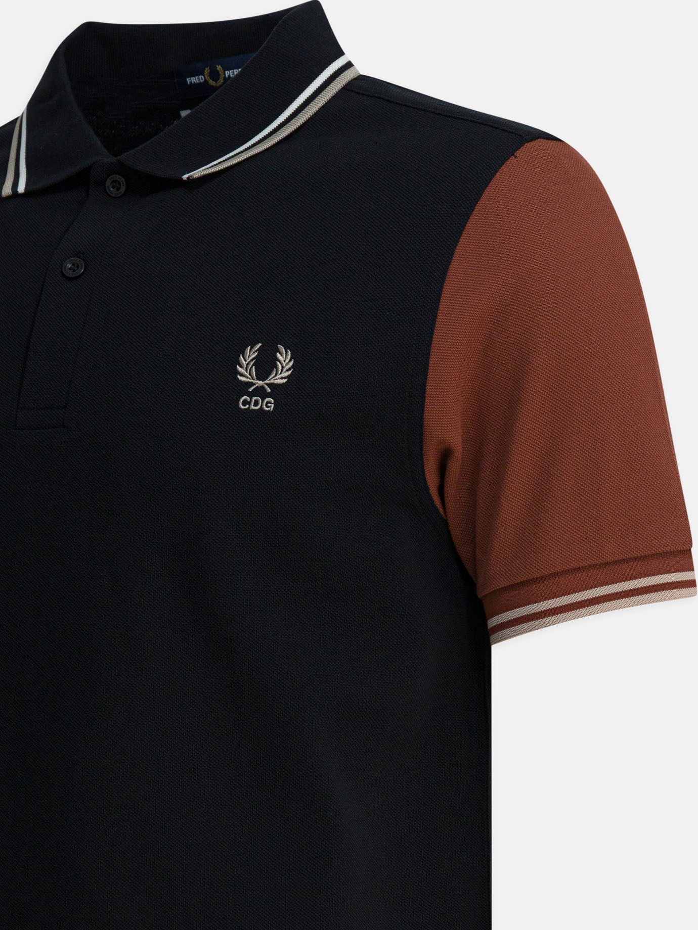 Polo shirts with buttons Logo  Black - Comme Des Garçons Shirt Men | PDP | VIETTI Online Store | Zoom-Modal_4
