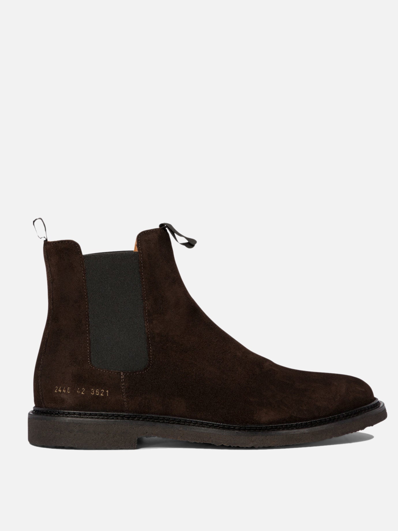 Stivaletti Chelsea 100% suede - 100% rubber  Marrone - Common Projects Uomo | PDP | VIETTI Online Store | Zoom-Modal
