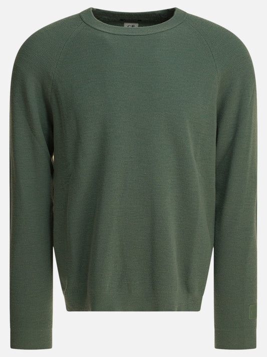 Crewneck sweaters Solid colour  Green - C.P. Company Men | PLP | VIETTI Online Store 
