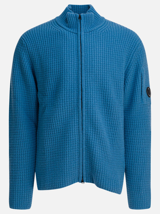 Zipped sweaters Logo  Blue - C.P. Company Men | PDP | VIETTI Online Store 
