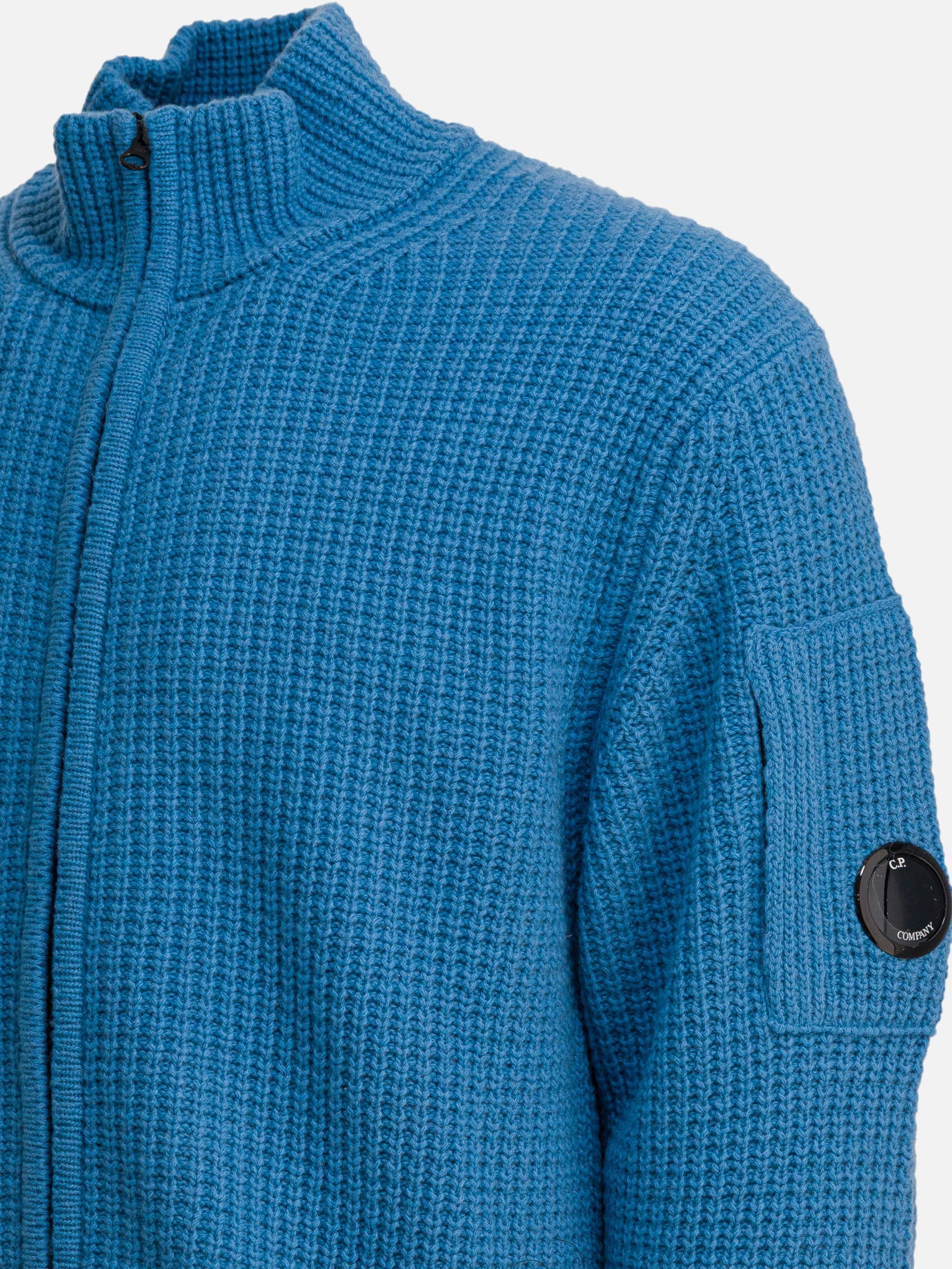 Zipped sweaters Logo  Blue - C.P. Company Men | PDP | VIETTI Online Store | thumbnail_4
