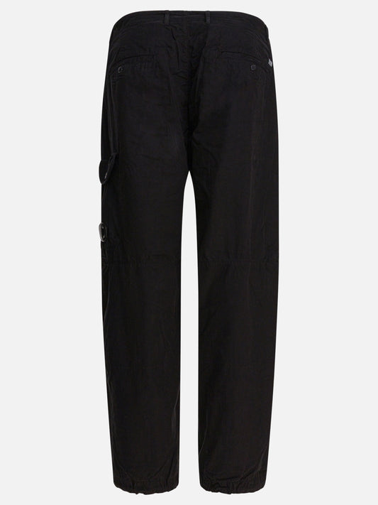 Cargo & parachute trousers Logo  Black - C.P. Company Men | PDP | VIETTI Online Store | 2
