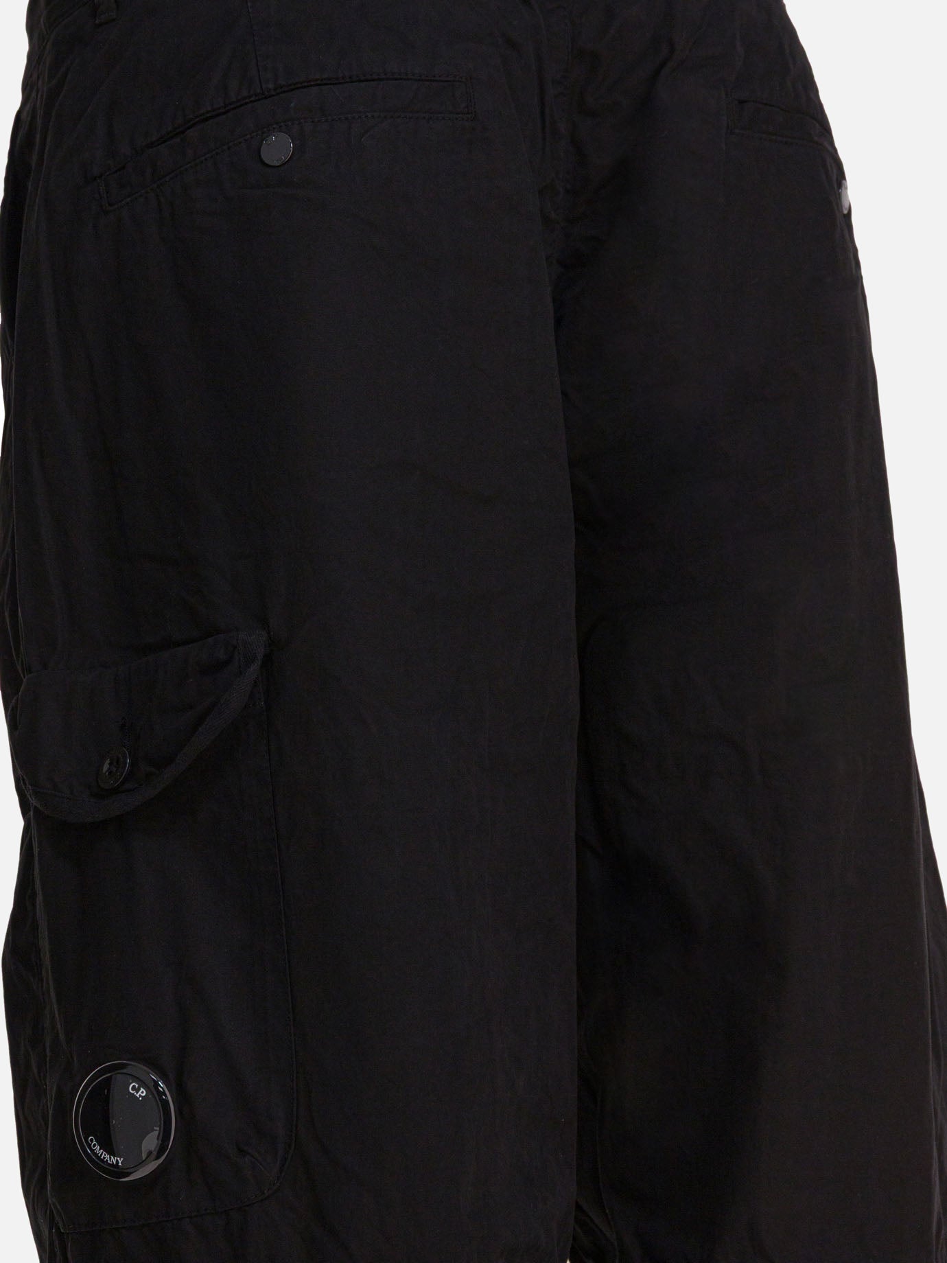 Cargo & parachute trousers Logo  Black - C.P. Company Men | PDP | VIETTI Online Store | Zoom-Modal_4
