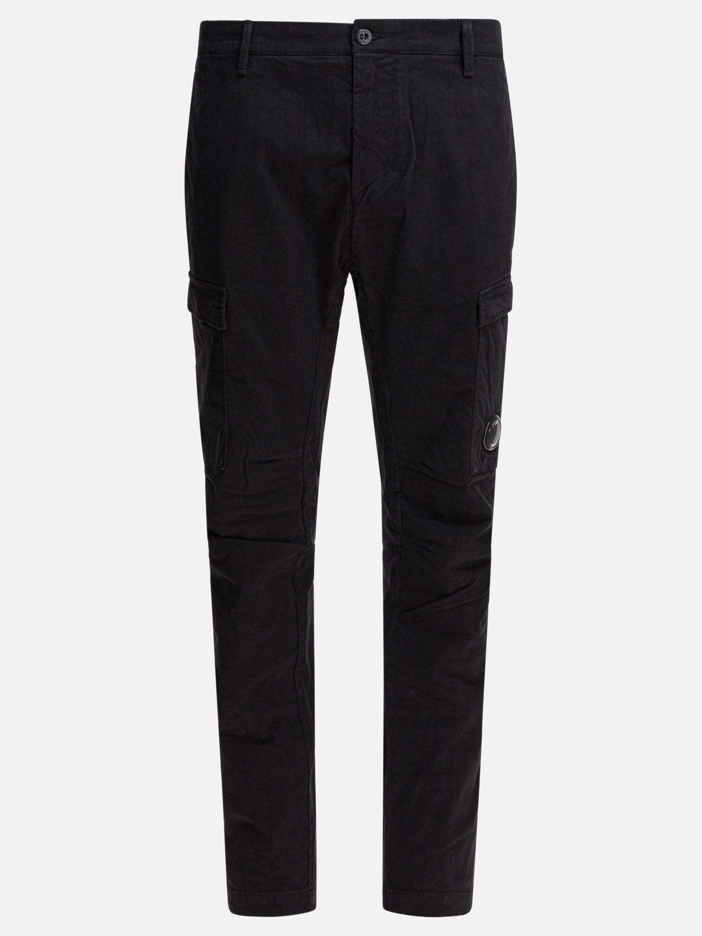 Cargo & parachute trousers Logo  Black - C.P. Company Men | PDP | VIETTI Online Store | thumbnail