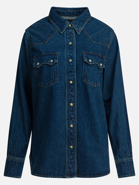 Camicie casual Solid colour  Blu - Filson Donna | PLP | VIETTI Online Store 
