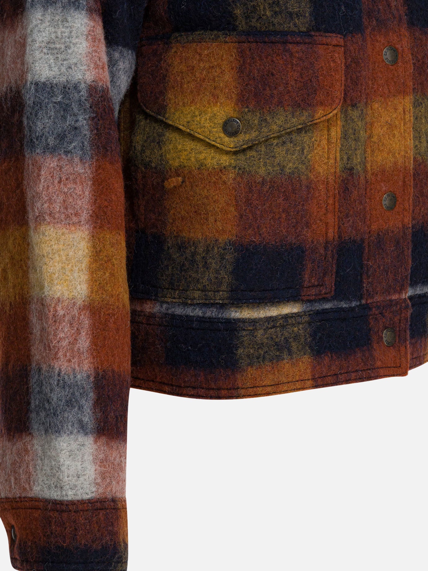 Overshirt jackets Check  Red - Filson Women | PDP | VIETTI Online Store | thumbnail_4